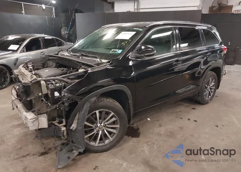2017 Toyota Highlander Xle from USA, damaged, VIN 5TDJZRFH5HS367013